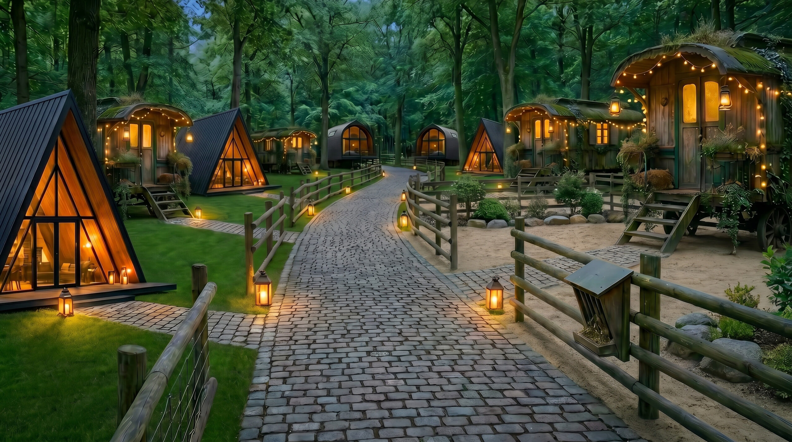 La Luna Zirkuswagen Resort – Waldcamping im Grünen